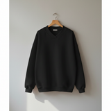 Thordine | Damen Oversize Pullover V-Ausschnitt – Grau