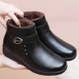 Thordula | Damen Stiefeletten gefüttert Winterstiefeletten – Schwarz