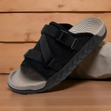 Torben | Herren Outdoor Sandalen mit Schnalle – Schwarz