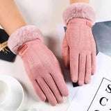 Touchscreen Handschuhe Damen – Rosa