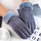 Touchscreen Handschuhe Damen – Grau
