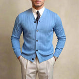 Trachten Strickjacke Herren – Hellblau