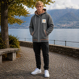 Traeger | Herren Winterjacke mit Kapuze – Grau