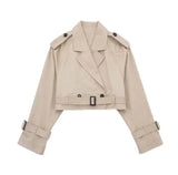 Trenchcoat Damen Kurz – Beige