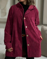 Übergangsjacke Damen mit Kapuze – Rot