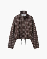 Übergangsjacke Damen Polka-Dot – Braun