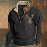 Laedor - Schwerer Outdoor-Pullover – Schwarz