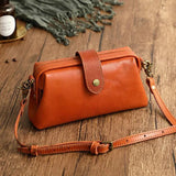 Umhängetasche Damen im Vintage-Stil – Braun