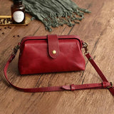 Umhängetasche Damen im Vintage-Stil – Rot