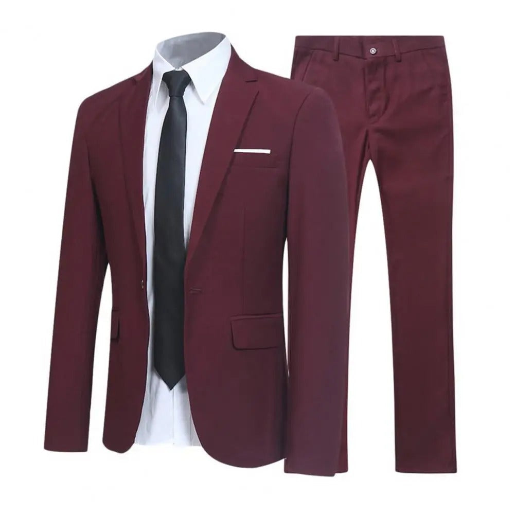 Herren Zweiteiliger Formeller Hochzeitsgast Anzug Set | Elegante