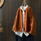 Ella | Modische Strickjacke für lässigen Chic – Orange