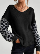 Hanna | Stylischer Strickpullover Damen gemütlich & modern – Schwarz