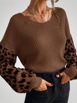 Hanna | Stylischer Strickpullover Damen gemütlich & modern – Braun