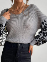Hanna | Stylischer Strickpullover Damen gemütlich & modern – Grau