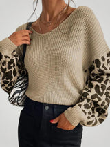 Hanna | Stylischer Strickpullover Damen gemütlich & modern – Aprikose