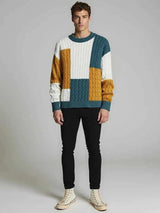 Vintage Pullover Herren – Petrol