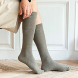 Volker | Herren Trachtensocken mit langem Schaft – Hellgrau