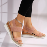 Lina | Modische Sandalen Damen Sommer – Rosa