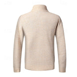 Walfried | Herren Strickjacke mit Stehkragen – Schwarz