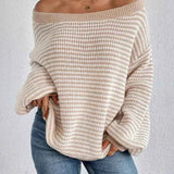 Warme Damen Pullover – Beige
