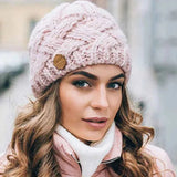 Warme Mütze Damen – Rosa