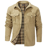 Warme Outdoorjacke Herren – Khaki