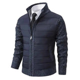 Warme Winterjacke Herren – Marineblau