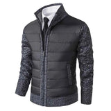 Warme Winterjacke Herren – Dunkelgrau