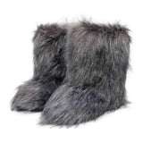 Warme Winterschuhe Damen – Grau