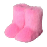 Warme Winterschuhe Damen – Rosa