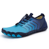 Wasserschuhe Herren mit Schnellverschluss und Profilsohle – Blau