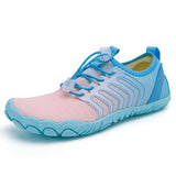 Wasserschuhe Herren mit Schnellverschluss und Profilsohle – Hellblau