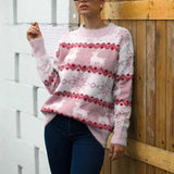 Weihnacht pullover Damen – Rosa