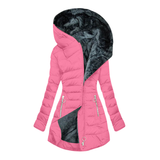 Welmara | Damen Steppjacke mit Kapuze Winterjacke – Rosa