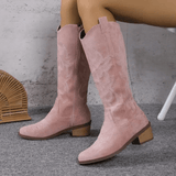 Westernstiefel Damen im Cowboy Stil – Rosa