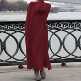 Emma | Oversized Strickkleid Damen lässig & stilvoll – Rot