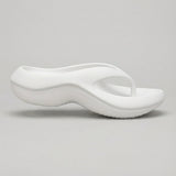 Orthopädische Zehensandalen für Damen mit Fußgewölbestütze – Weiß