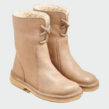 Wiberna | Damen Stiefeletten mit Wollinnenfutter – Creme