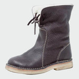 Wiberna | Damen Stiefeletten mit Wollinnenfutter – Hellbeige