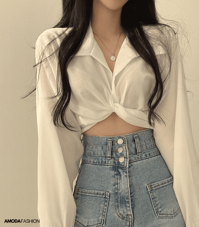 Bruso® | Heidi-Mode Wickelbluse