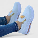 Wilhelmina | Damen Orthopädische Slip-On Sneaker – Weiß