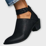Wiltburg | Damen Stiefeletten mit Blockabsatz – Schwarz
