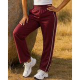 Wiltgard | Damen Jogginghose Seitenstreifen Weiter Schnitt – Weinrot