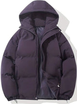 Elfriede | Winterjacke Damen Warme Gesteppte Puffer Stehkragen Outdoorjacke – Lila
