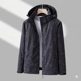 Amelie | Winterjacke Damen Wasserdichte Gefütterte Outdoorjacke mit Kapuze – Schwarz