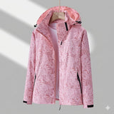 Amelie | Winterjacke Damen Wasserdichte Gefütterte Outdoorjacke mit Kapuze – Rosa