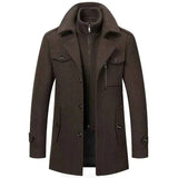 Wintermantel Herren – Braun