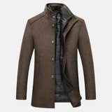 Wintermantel Herren Warm – Braun