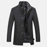 Wintermantel Herren Warm – Grau