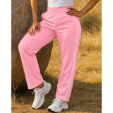 Wiltgard | Damen Jogginghose Seitenstreifen Weiter Schnitt – Rosa